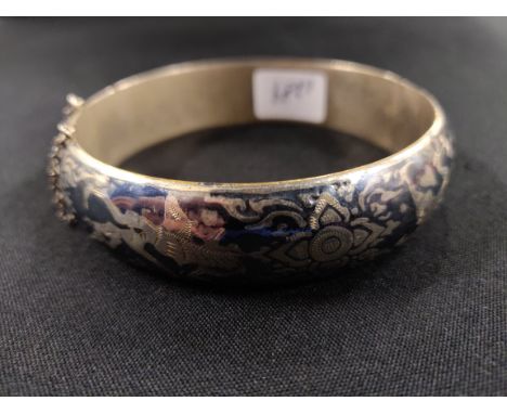 ASIAN SILVER BANGLE