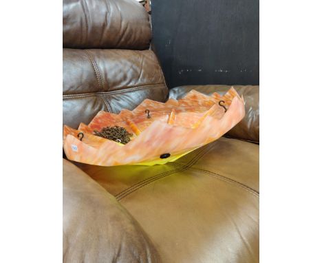 ART DECO AMBERINE LIGHT SHADE