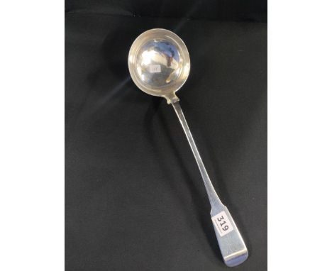 SILVER LADLE - GLASGOW 1836/37 LENGTH 15'   287g