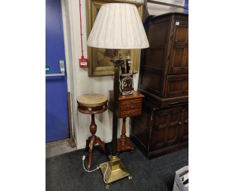 BRASS STANDARD LAMP