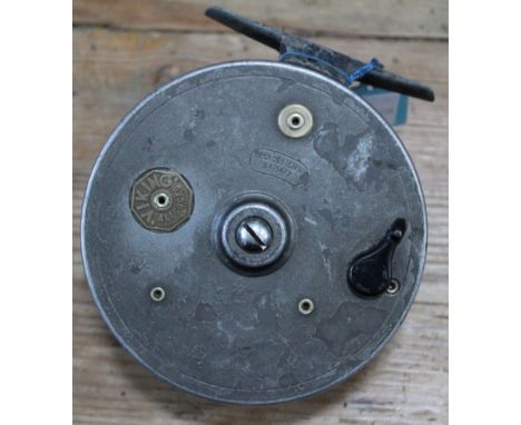 Allcocks "Viking" 4" vintage centre pin reel reg 843417