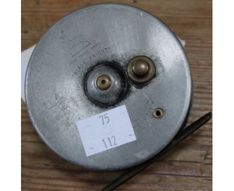 S Alcock and Co, Redditch "Blacknight" 3" fly reel