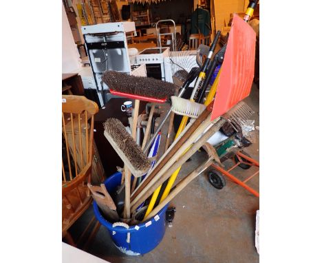 Collection of garden tools