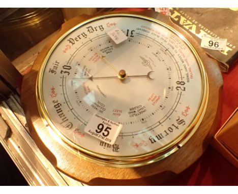 Shortland mahogany cased barometer