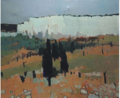 Lode Matthijs (1915-1995) oil on panel "seaside - Weight:  3.20 kg - Region: Belgique - Sizes: Avec cadre= H=650mm L=750mm - 