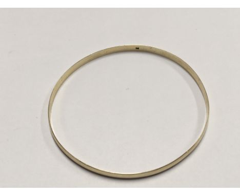 A 9carat Gold bangle, weight 5g.