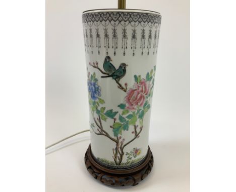Chinese Vase Converted to a Lamp 