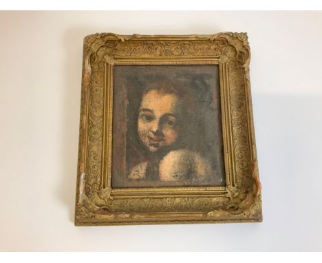 Framed Oil Portrait -  Visible Picture 21cm x 25cm 