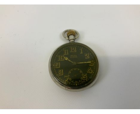 Rolex Pocket Watch with Military Markings - Belonged to a Sargent William Gregory - Not Working 