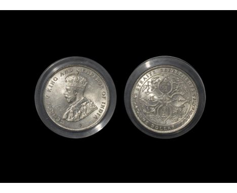 World Coins - Straits Settlements - George V - 1920 - Restrike Proof Dollar Dated 1920, restrike proof. Obv: profile bust wit
