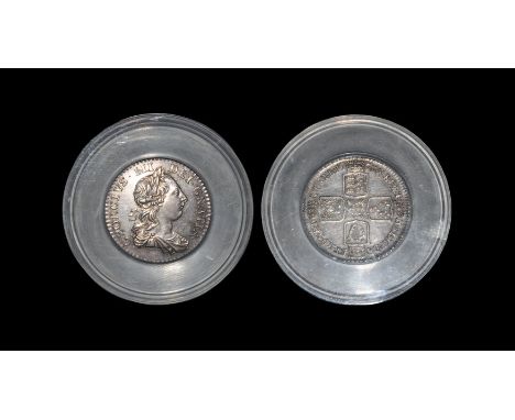 English Milled Coins - George III - 1763 - Northumberland Shilling Dated 1763. Obv: profile bust with GEORGIVS III DEI GRATIA