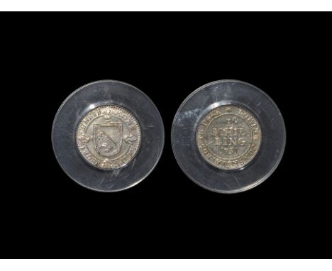 World Coins - Switzerland - Zurich - 1751 - 1 Schilling Dated 1751. Obv: arms with MONE REIPU THURI CENSIS legend. Rev: value