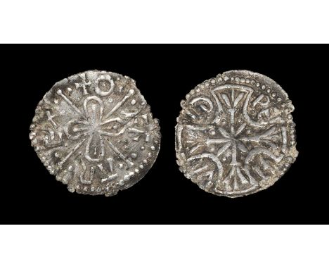 Anglo-Saxon Coins - Offa - Canterbury / Pehtwald - Light Coinage Penny 780-792 AD. Obv: long cross botonné with cross of lobe