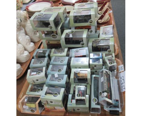 2 Trays of Oxford Commercials Diecast ln Vehicles in Original Boxes. Scale N Gage and 1-76 (2) 