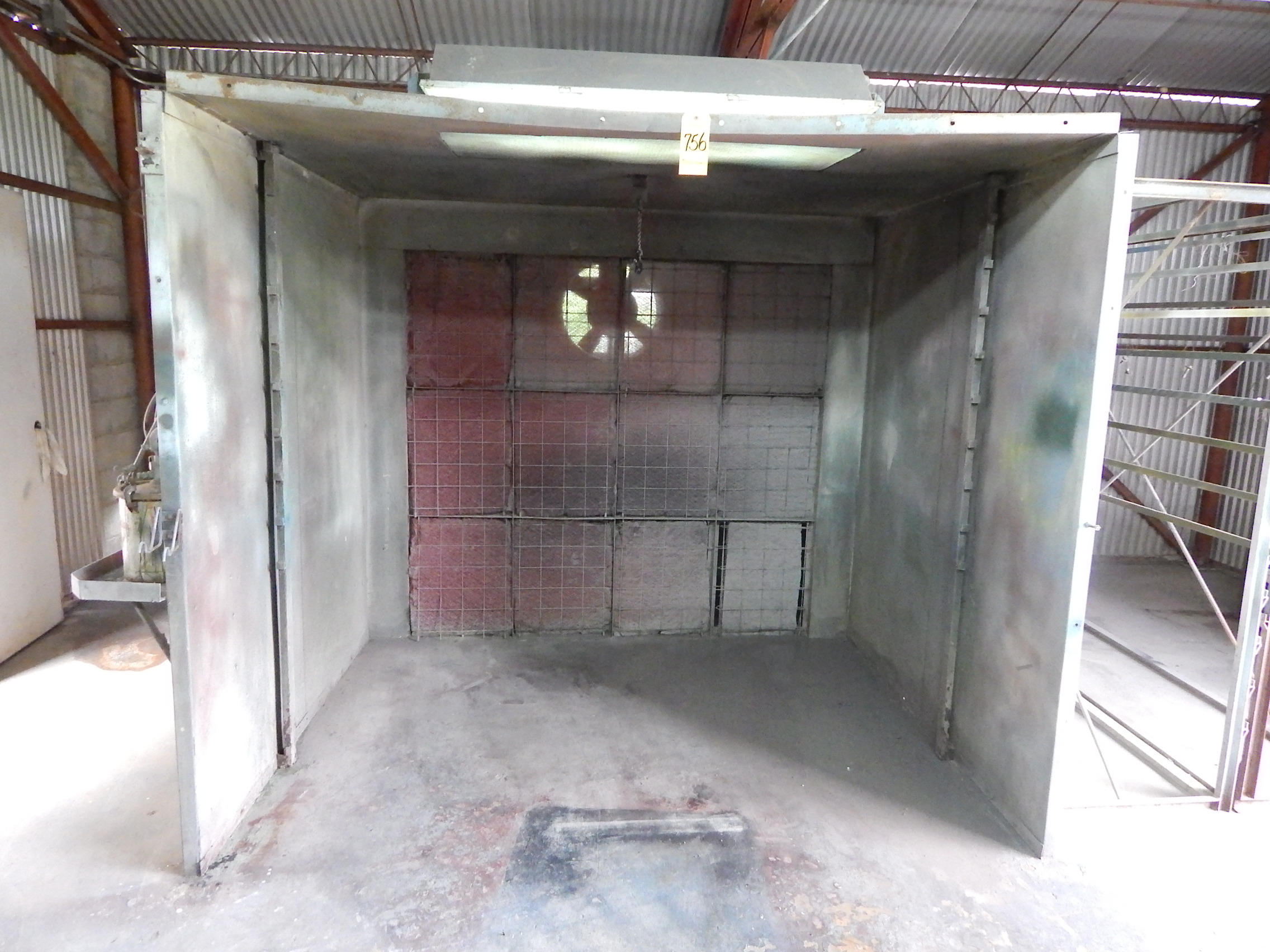 Devilbiss Paint ArrestorType Spray Booth, Model XCF404, 96" Width, 72
