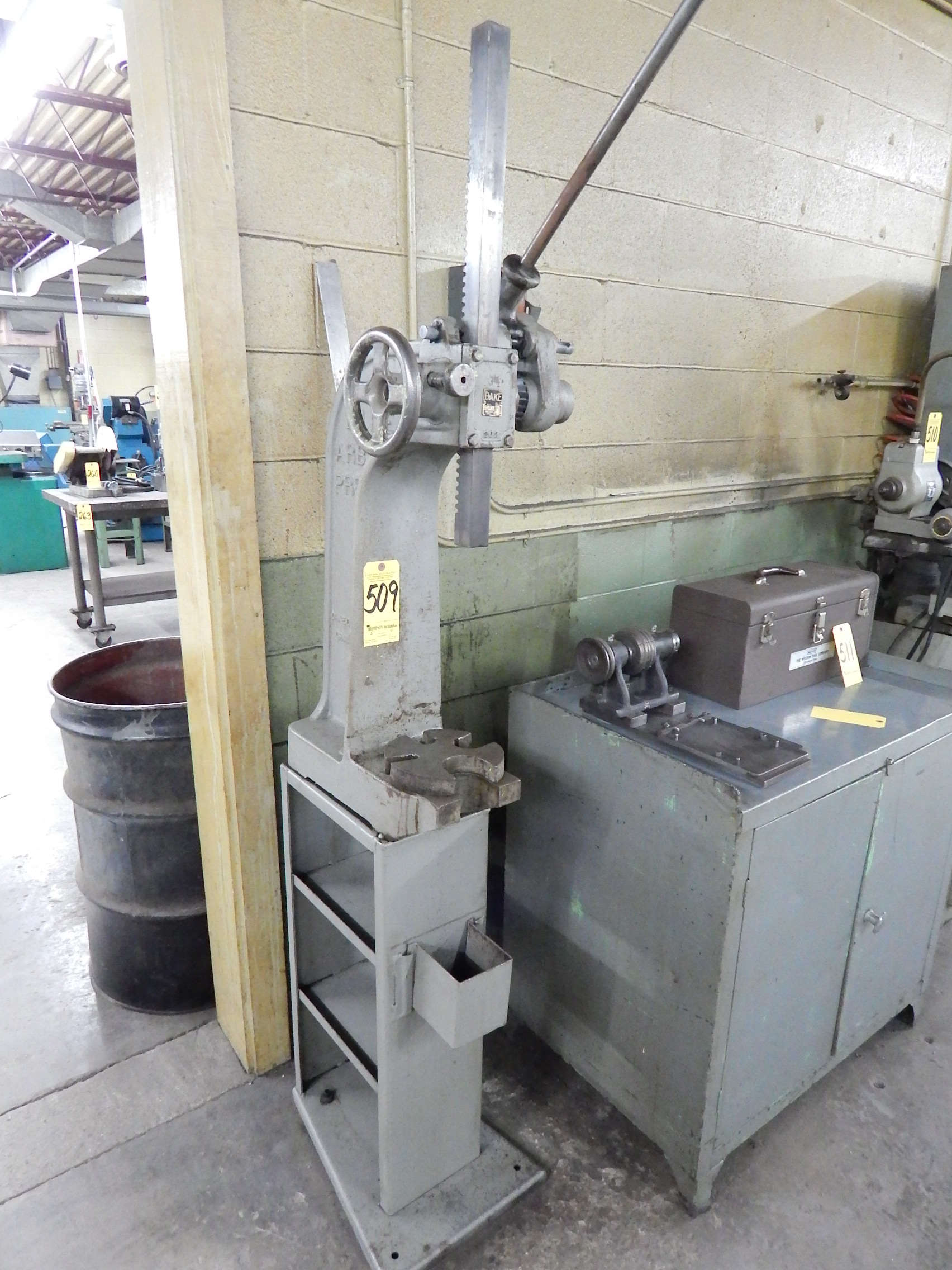 Dake Model 21/2 Ratchet Type Arbor Press w/ Stand