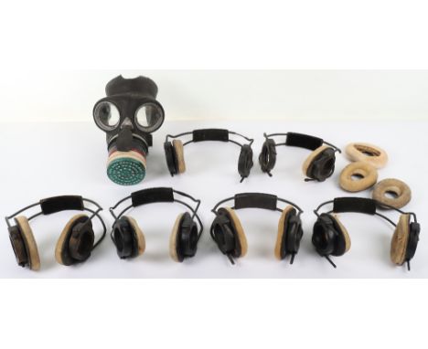 6x RAF Type C Headphones, all being marked to the top section with the Air Ministry stores reference 10A/12160. Complete with