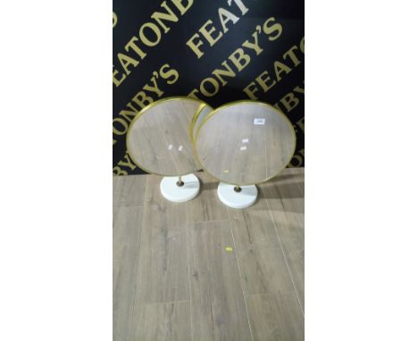 2 VINTAGE DRESSING TABLE MIRRORS