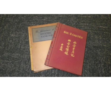 KWOK, K. The Splendours of Historic Nanking. Eighty photographic studies. Kelly & Walsh, Shanghai, 1933, yellow silk boards, 