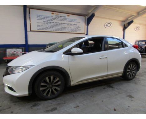 Make &amp; Model: Honda Civic I-Dtec EXDate of Reg: RK63 BPXColour: Whitecc: 1597MoT: 28-05-2022Fuel Type: DIESELMileage: 83k