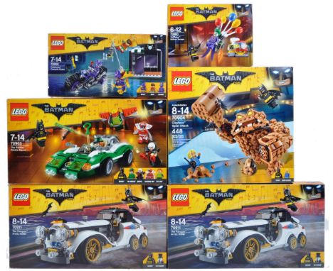 Lego Sets - The Batman Movie - a collection of x6 original boxed Lego Batman Movie sets comprising 70900 The Joker Balloon Es