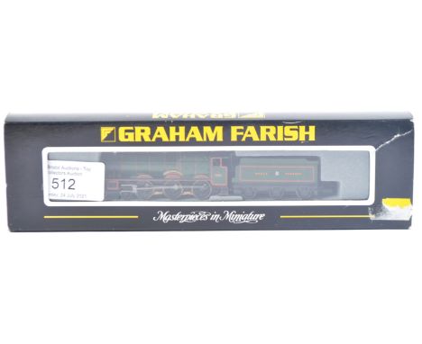 An original boxed Graham Farish made N gauge model railway trainset locomotive engine No. 372-002 Hall Class 4965 GWR ' Ashto