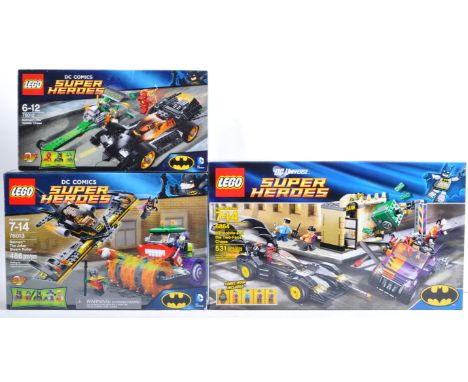 Lego Sets - Lego DC Comics Superheroes - 6864 - 76012 - 76013 - a collection of x3 original boxed Lego DC Superheroes sets co