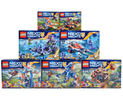 Lego Sets - Lego Nexo Knights - a collection of x7 original boxed Lego Nexo Knights sets comprising 70310 Knighton Battle Bla