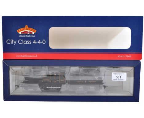 An original boxed Bachmann made Branch Line 00 gauge model railway trainset locomotive engine No. 31-726 City Class 3433 ' Ci