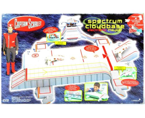 An original boxed Vivid Imaginations made Captain Scarlet Spectrum Cloudbase electronic action figure playset. The set featur