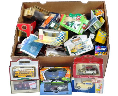 Diecast - a large collection of approx x50 assorted boxed diecast models. Various makes to include; Maisto, Cararama, Lledo D