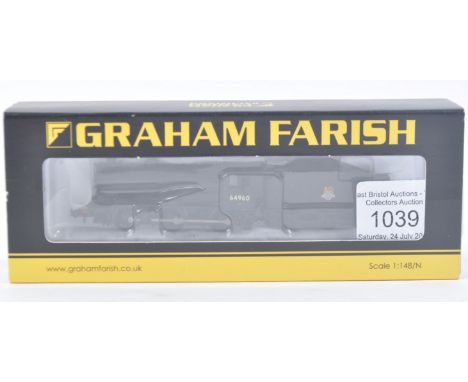 An original boxed Graham Farish N gauge model railway trainset locomotive engine No. 372-401 Class J39 64960 British Railways