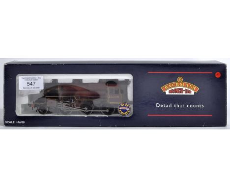 An original boxed Bachmann made Branch Line 00 gauge model railway trainset locomotive engine No. 32-175 LMS Crimson crab loc