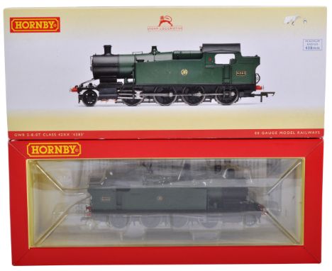 An original boxed Hornby made 00 gauge model railway trainset locomotive engine No. R3213X Great Western Railways 2-8-0T Clas