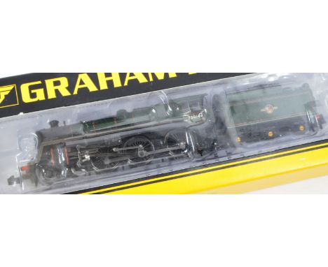 An original boxed Graham Farish made N gauge model railway trainset locomotive engine No. 372-728 British Railways standard c