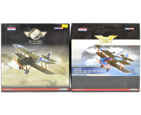 Corgi Aviation Archive - x2 Corgi Limited Edition 1/48 scale boxed diecast model aeroplanes / planes. AA37703 Royal Aircraft 