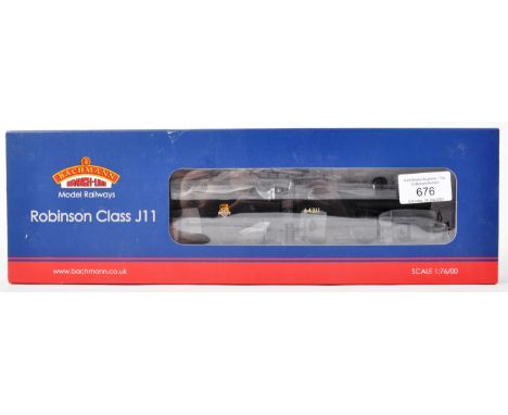 An original boxed Bachmann made Branch Line 00 gauge model railway trainset locomotive engine No. 31-319 Class J11 64311 Brit