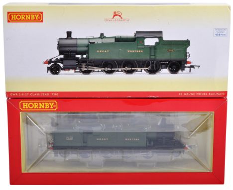An original boxed Hornby made 00 gauge model railway trainset locomotive engine No. R3127X Great Western Railways 2-8-2T Clas