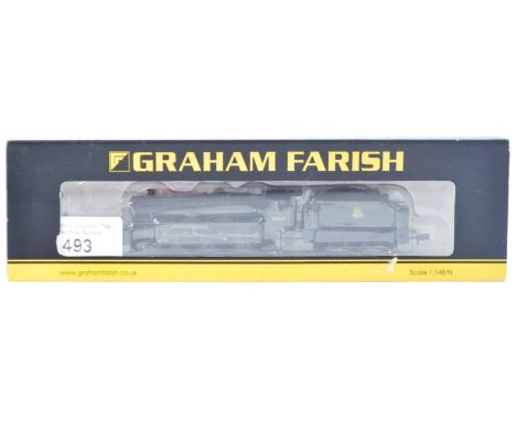 An original boxed Graham Farish made N gauge model railway trainset locomotive engine No. 372-476A Jubilee Class 45643 ' Rodn