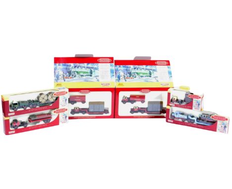 A collection of x6 Lledo&nbsp; made&nbsp;1/76 scale 00 gauge model railway Trackside vehicles comprising DG148000 British Air