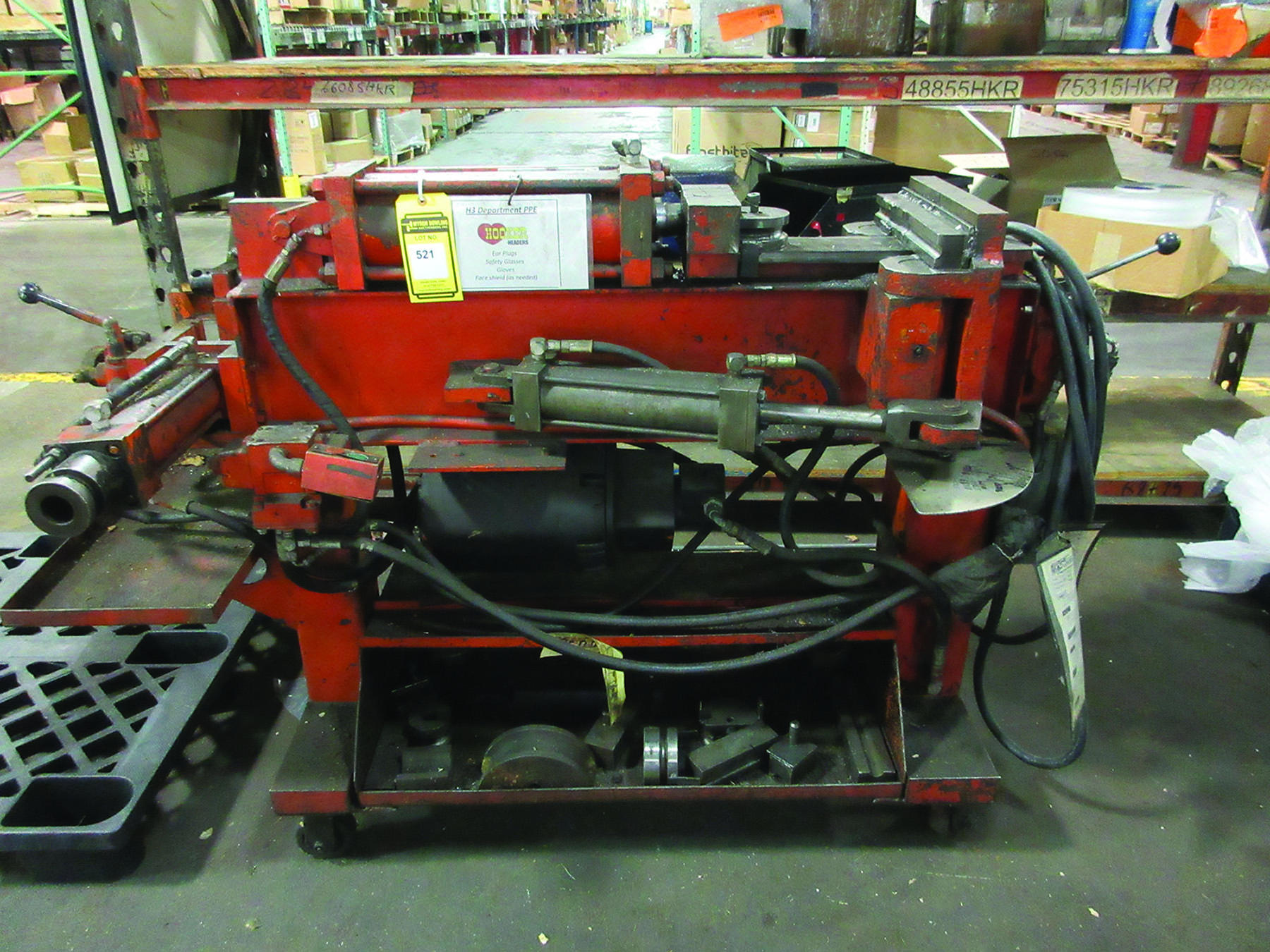 HUTH MODEL 2006 HYDRAULIC BATCH BENDER; S/N 6337