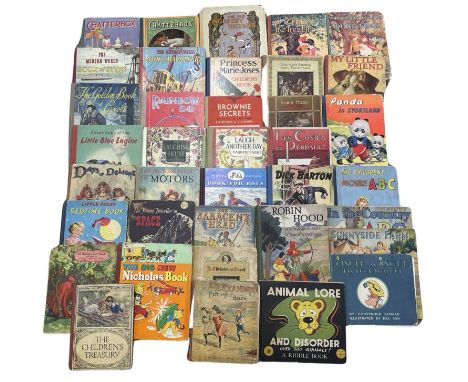 1 box - vintage children's annuals, picture books and treasuries, to include: - Chatterbox - The Modern World - Dick Barton -