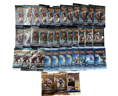 A mixed lot of various sealed Magic the Gathering blind booster packs, to include: - Planar Chaos x21 - Fifth Dawn x7 - Colds