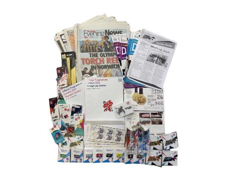 A collection of London Olympics 2012 ephemera and memorabilia, to include: - Official Programmes - Newspapers - Limited editi