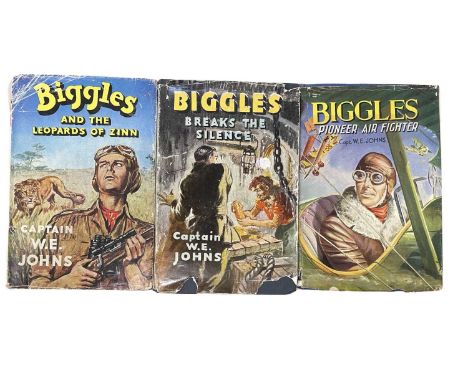 A trio of Biggles books, to include: - Biggles Breaks the Silence, 1949: Hodder and Stoughton [First Edition] - Biggles and t