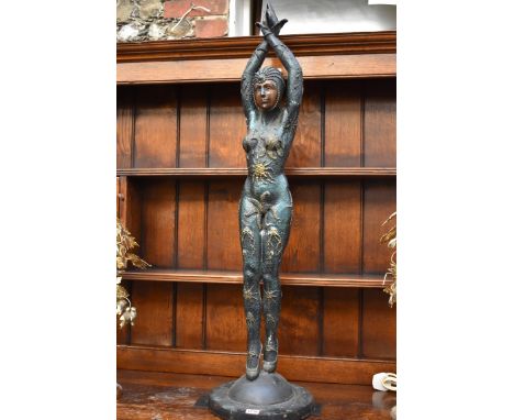 After Demetre Chiparus,&nbsp;'Starfish Dancer', bronze, 108cm high.&nbsp;&nbsp; 