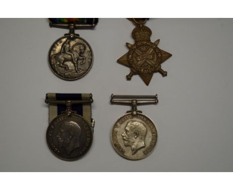 Medals:&nbsp;a World War I pair to 7048 W Carter, 1/HampsR; together with a Naval Service and Good Conduct medal to C.H. Matt