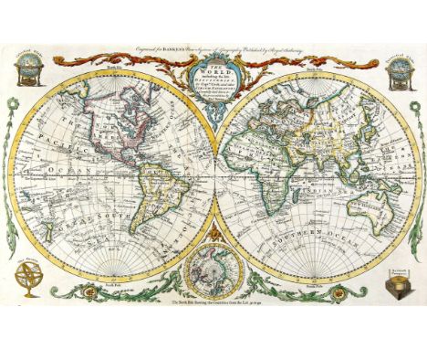 Early 19th century map, Bowen (Thomas) The World including the late Discoveries by Captain Cook and Other Circumnavigators, d