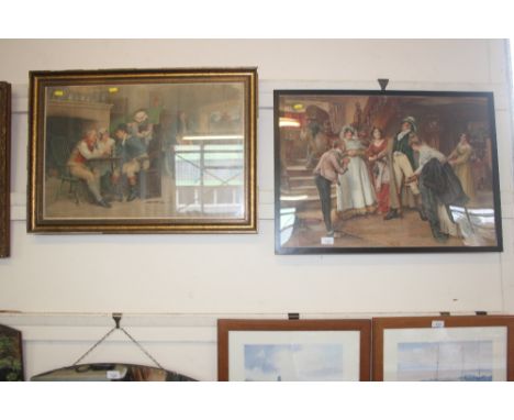 A John Lomax print; together with a Pears print 