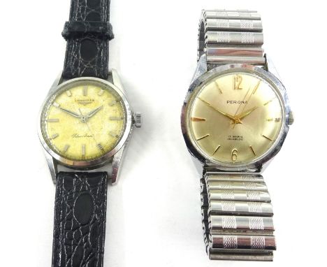 Longines Silver Arrow wristwatch and one other Perona Incabloc Condition Report & Further Details Click here for further imag